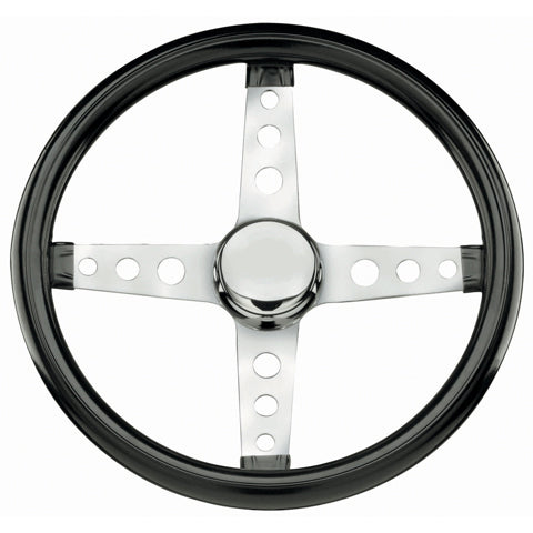 Classic Steering Wheel Black Vinyl