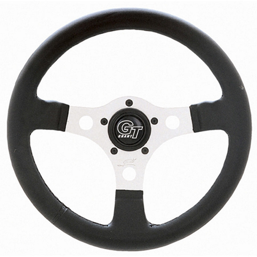 GrantSteering Wheel Formula GT 12in 5-Bolt Sil/Blk