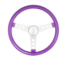 Load image into Gallery viewer, GrantSteering Wheel Mtl Flake Purple/Spoke Chrm 13.5