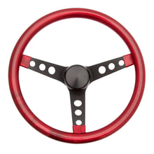 Cargar imagen en el visor de la galería, GrantSteering Wheel Mtl Flake Red/Spoke Blk 13.5