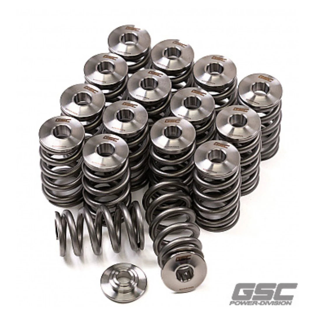 GSC P-D 4B11T / 4B11 Theta Beehive Valve Springs w/ Titanium Retainer Valvetrain Kit  (Use factory s