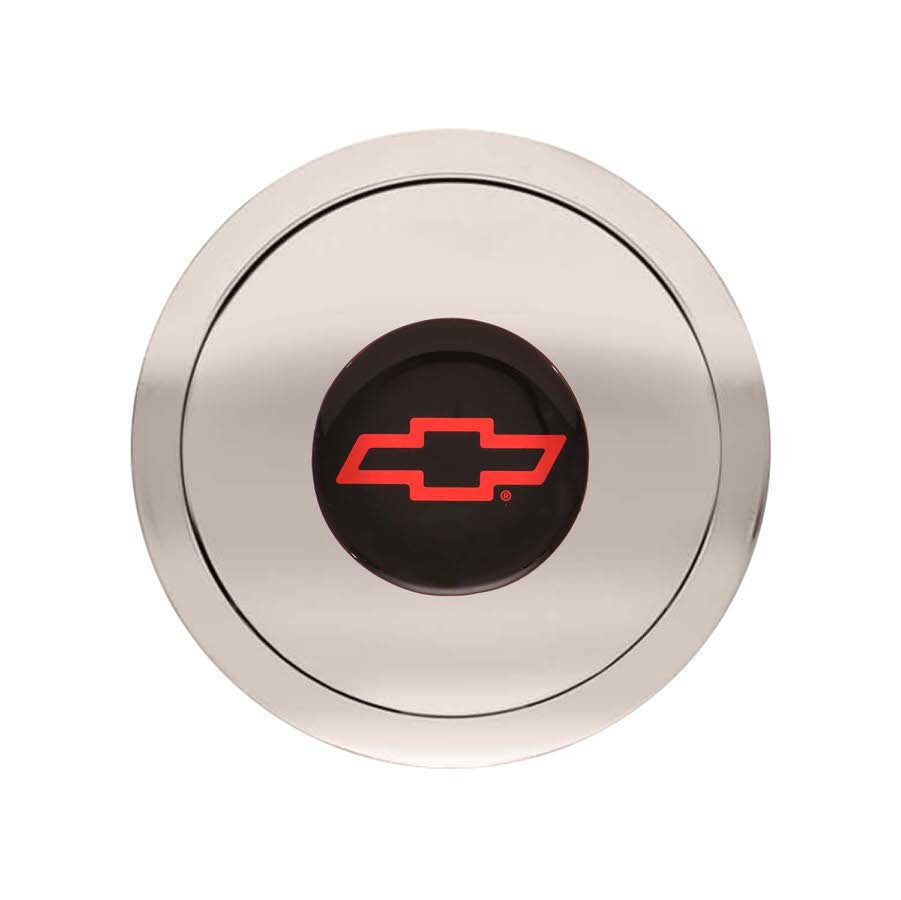 GT Performance GT9 Horn Button Chevy Bow Tie Red