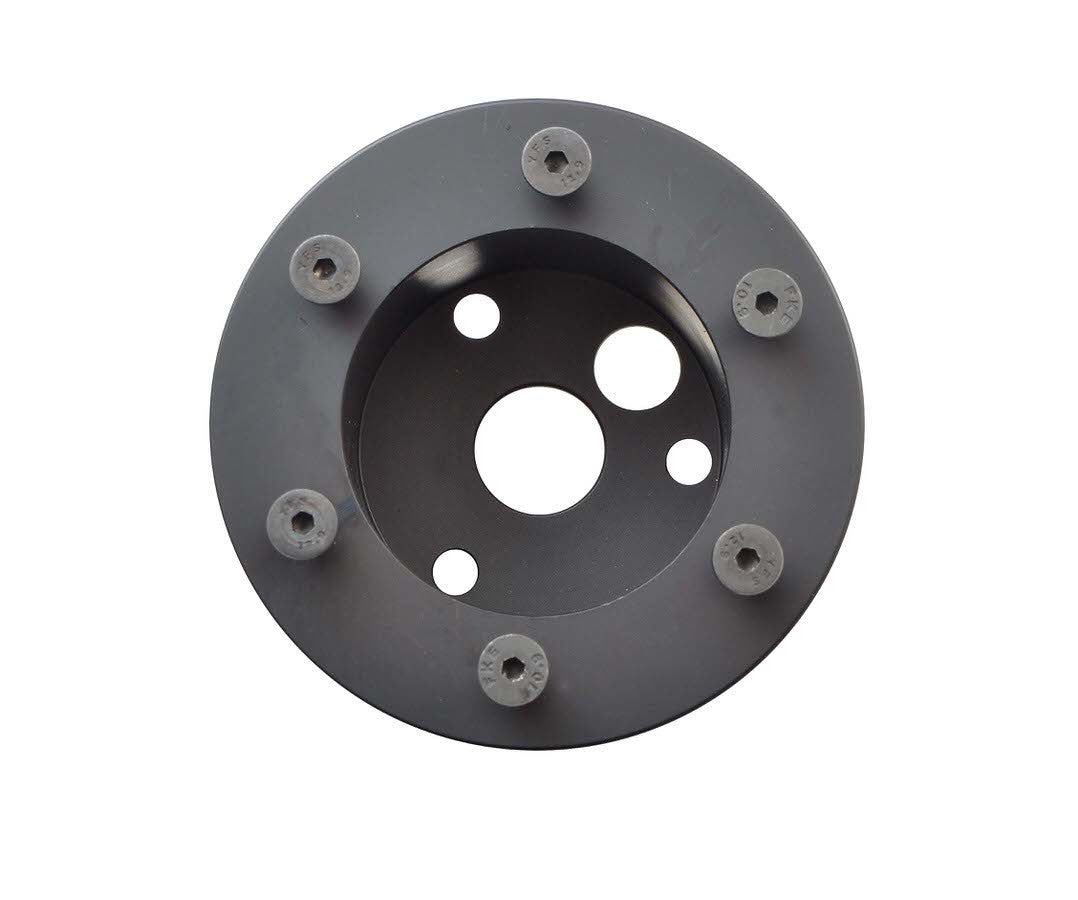 GT Performance GT3 Hub Adaptor 3 to 6 Bolt Black