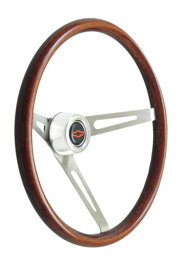 GT Performance Steering Wheel GT Retro Wood Dark Finish