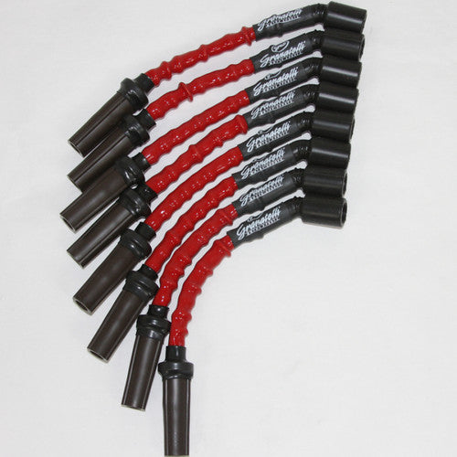 Granatelli 14-21 GM LT1 6.2L V-8 Hi-Perf Ignition Wire Connector Kit w/Red Sleeves/Ceramic Boot