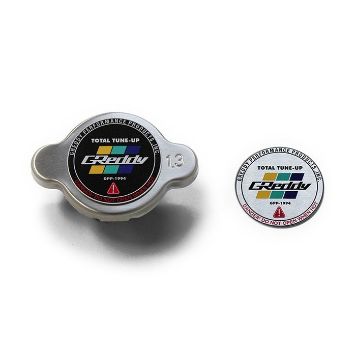 GReddy Type-S 1.3 Radiator Cap Most Nissan / Subaru / Mazda / Mitsubishi / Some Toyota - Brushed