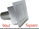 Hagan Street Rod Square Fuel Door  Flat Surfaces