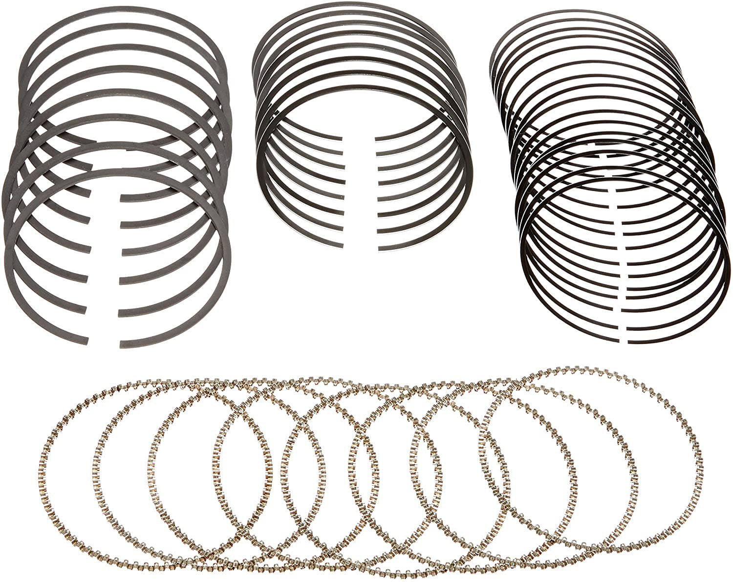 Hastings Piston Rings Piston Ring Set 94.00mm Bore 1.2 1.5 3.0mm