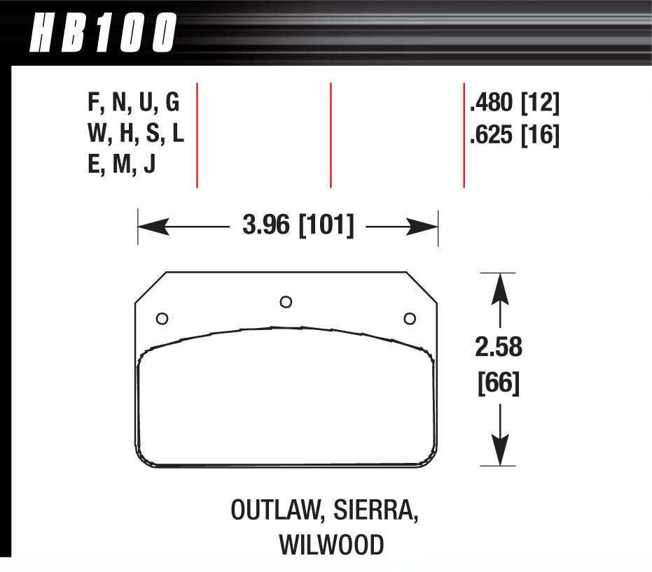 Hawk Performance Brake Pad Dynalite DTC- 60