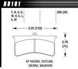 Hawk Performance Superlite/XL DTC-60