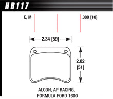 Cargar imagen en el visor de la galería, BRAKE PAD AP RACING REAR CALIPER BLUE 9012