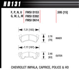 Hawk Performance Full Size GM Magnum DTC-70