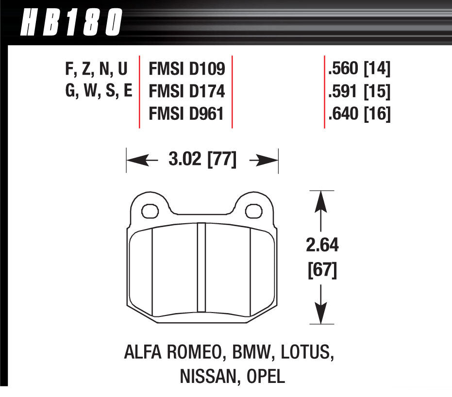 Hawk Performance Performance Street Brake Pads (4)