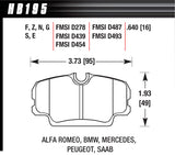 Hawk Performance Brake Pads DTC-60 BMW  Mercedes