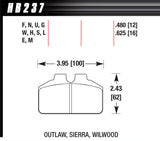 Hawk Performance DL Bridgebolt DTC 70