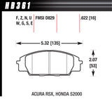 Hawk Performance Street Brake Pads Front RSX / S2000 HP Plus