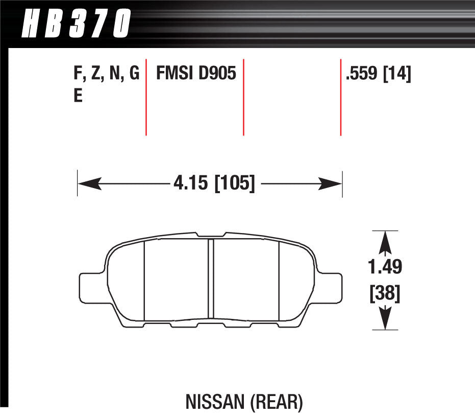 Hawk Performance Performance Street Brake Pads (4)