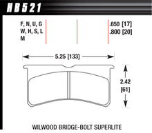 Cargar imagen en el visor de la galería, Hawk Performance SL Bridgebolt DTC-60