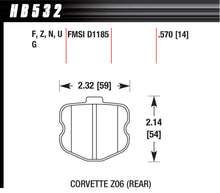 Load image into Gallery viewer, Hawk Performance 2006 Corvette ZO6 HPS