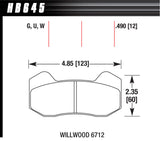 BRAKE PAD DYNAPRO 6 FRONT AND REAR DTC-30