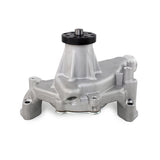 Mechanical Water Pump; Aluminum; Satin; Chevrolet SB Long Neck; Reverse