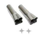 Hedman Hedders Weld-On Collectors 1-3/4in x  3in (Pair)