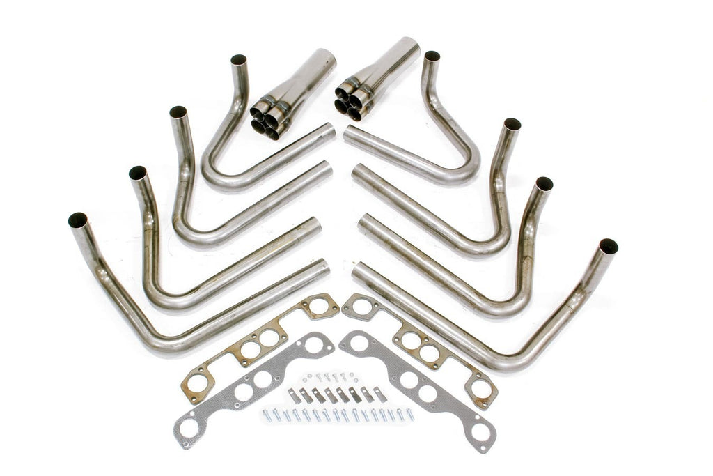 SBC Weld-Up Header Kit 2in Brodix Spread Port