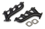 Hooker GM LS Cast Iron Exhaust Manifolds Black Finish