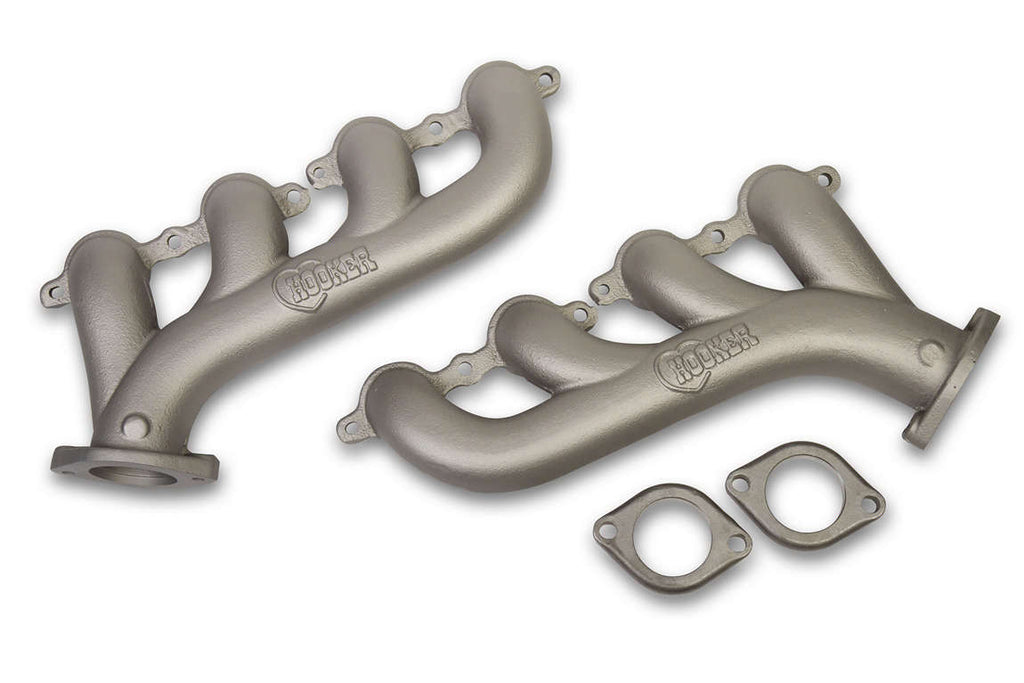 Hooker GM LS Cast Iron Exhaust Manifolds Ti- Finish