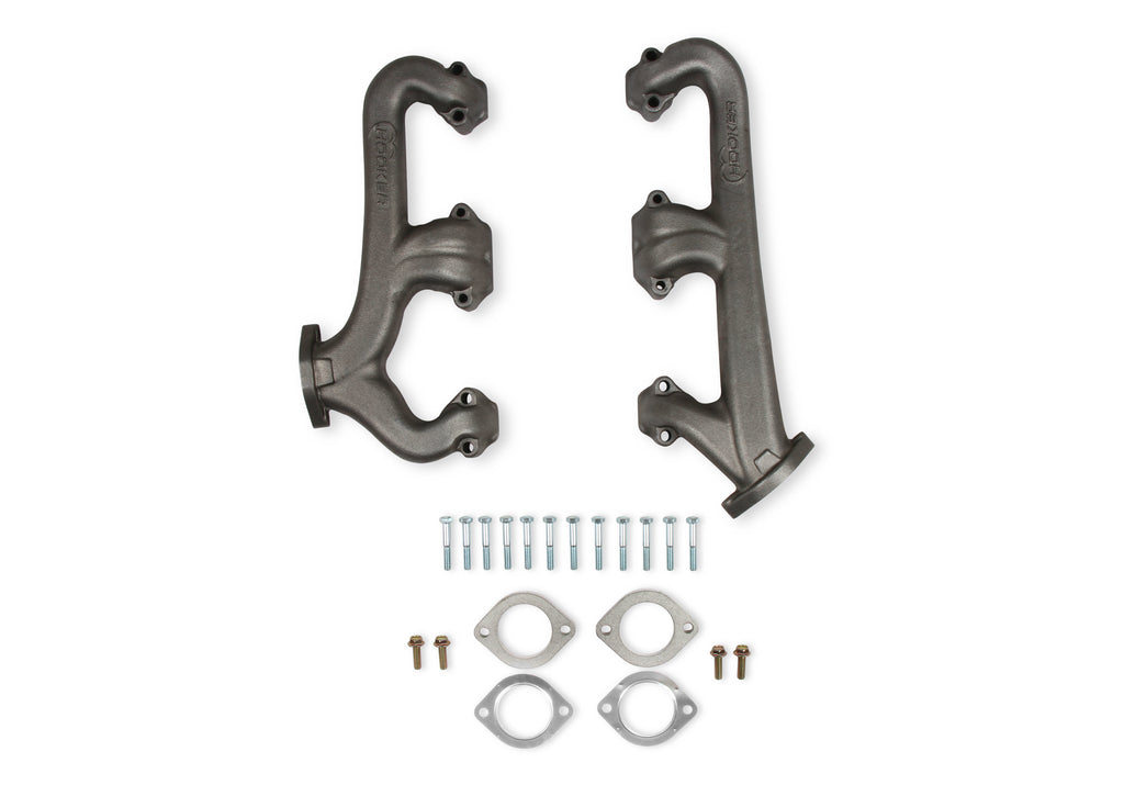 Hooker SBC Exhaust Manifold Set 2.5in Outlet Cast Iron