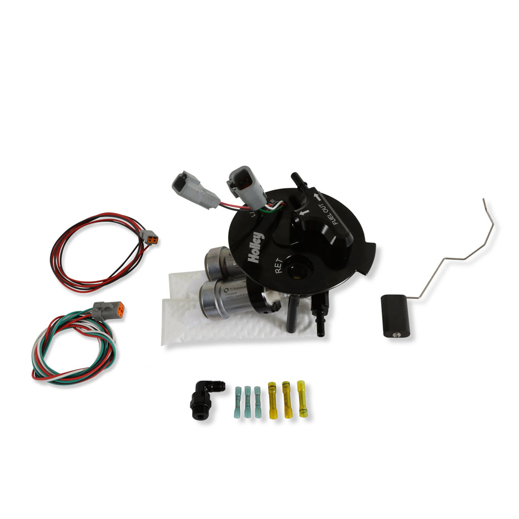 Holley Dual 450LPH Fuel Pump Module 10-15 Camaro