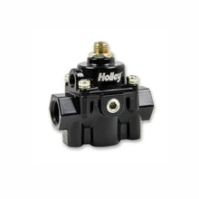 Cargar imagen en el visor de la galería, Holley Fuel Pressure Regulator By-Pass Style 6psi Black