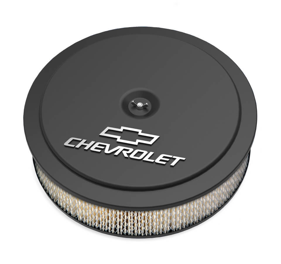 Holley 14 x 3 Air Cleaner  GM Muscle Series Black