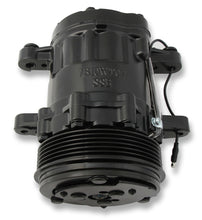 Load image into Gallery viewer, Holley AC Compressor Sanden SD7 R-134A Black