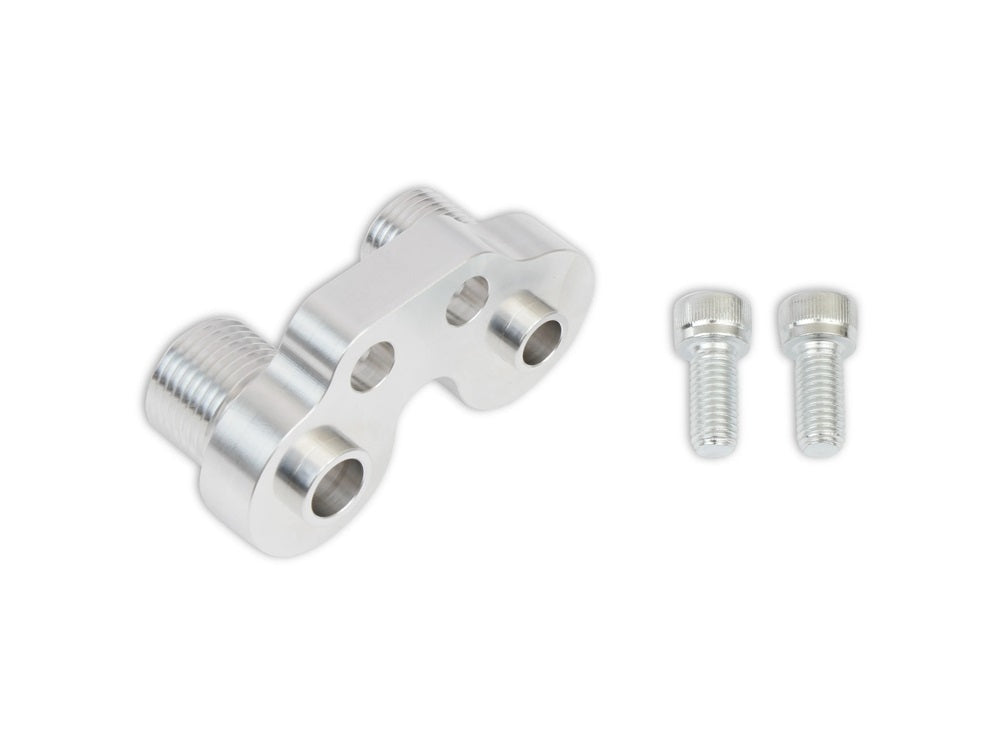 Holley Line Adapter Manifold - SD7 A/C Compressor