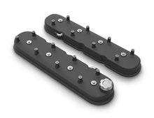 Cargar imagen en el visor de la galería, Holley GM LS Tall Valve Cover Set - Satin Black