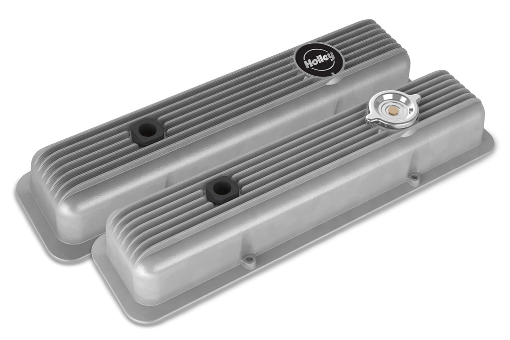 Holley SBC Muscle Series Valve Covers  (pair)