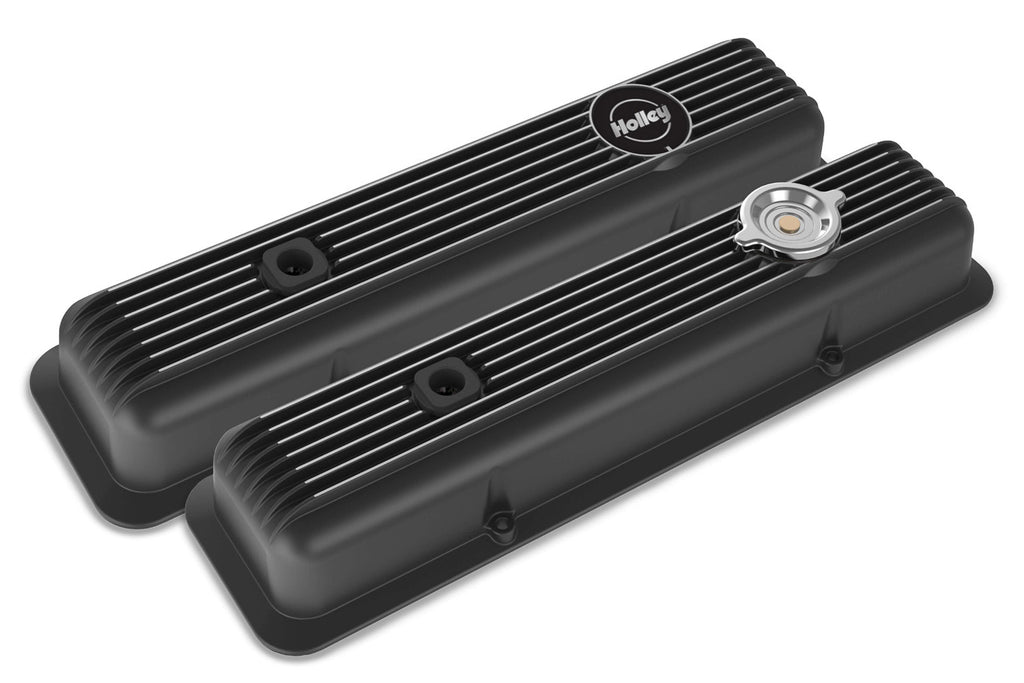 Holley SBC Muscle Series Valve Covers  (pair)