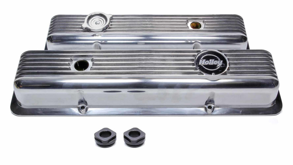 Holley SBC Muscle Series Valve Covers  (pair)