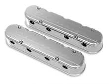 Load image into Gallery viewer, Holley GM LS Valve Cover Set 2-Piece Design Polished