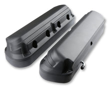 Cargar imagen en el visor de la galería, Holley 2-Piece Alm Valve Cover Set GM LS Black Finish