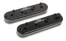 Cargar imagen en el visor de la galería, Holley LS Billet Rail Fab. Alm Valve Covers  w/Oil Cap