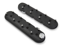 Cargar imagen en el visor de la galería, Holley GM LS1 Valve Cover Set Black Krinkle  Finish