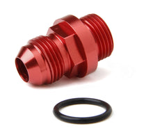 Cargar imagen en el visor de la galería, Holley Fuel Inlet Fitting Short 8an to 8 ORB Red