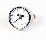 Holley 0-15 Fuel Pressure Gauge