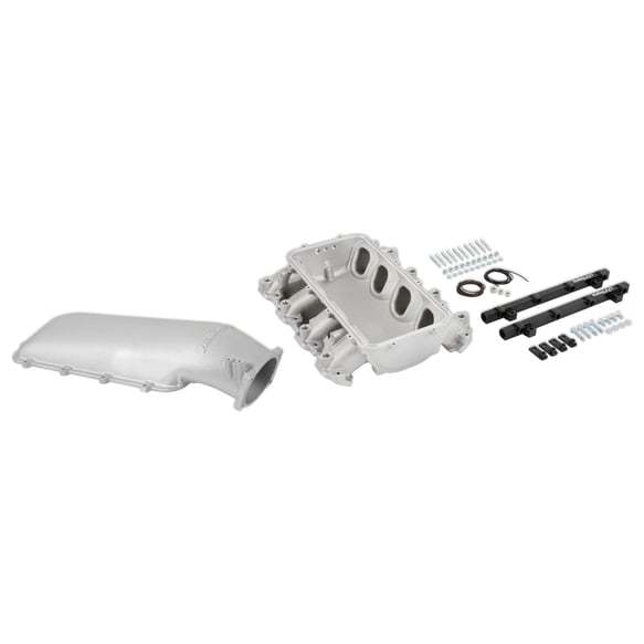Holley EFI Lo-Ram Intake Manifold Natural Finish — Fits GM GenV LT-Series