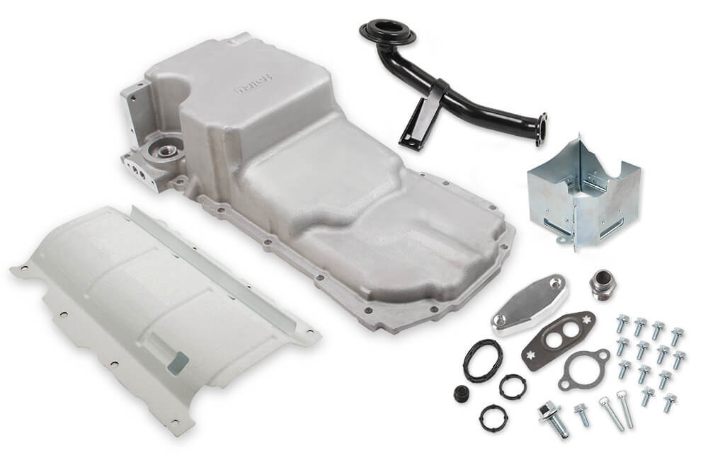 Holley GM Gen V LT Oil Pan Swap Kit Drag Race