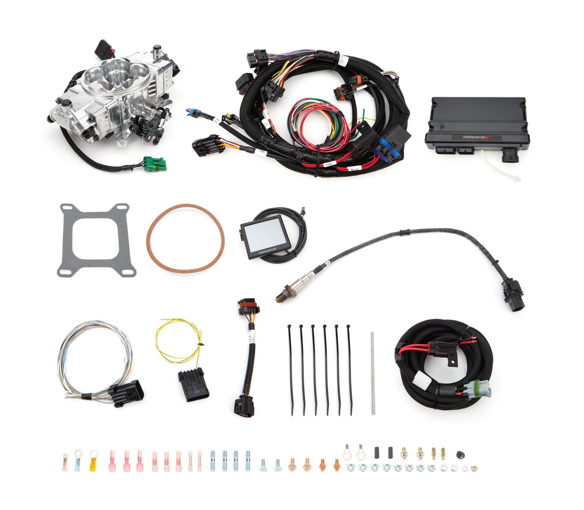 Holley EFI Terminator X Stealth Kit 4150 Shiny Finish