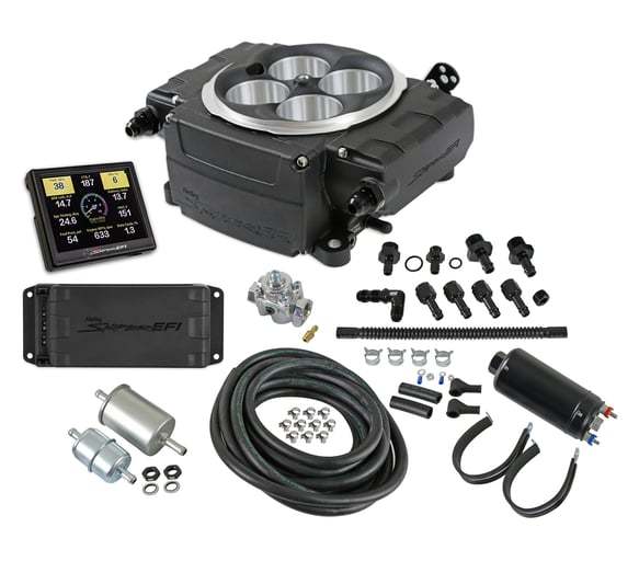 Kit maestro Holley Sniper 2 EFI negro con PDM