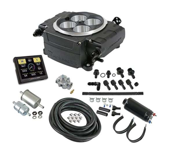 Holley Sniper 2 EFI Master Kit Black wo/PDM